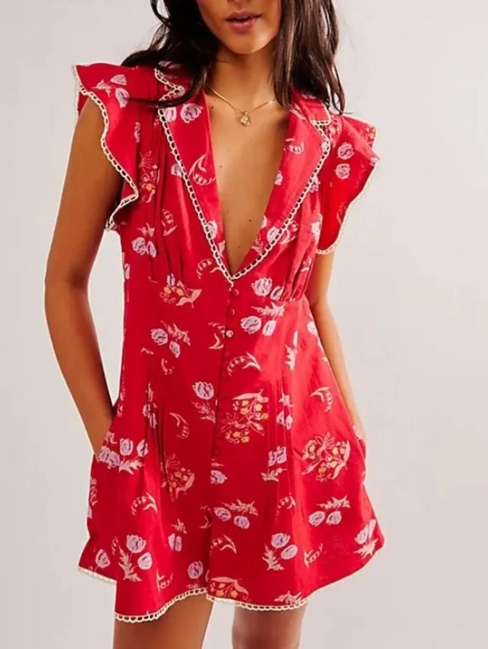 Free People Good Things Romper